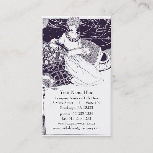 Customizable Vintage Art Deco Business Card