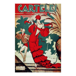 Vintage Art Deco - Carteles - Carribian Dancer Poster
