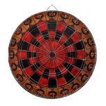 Vintage Art Deco Chess Dartboard