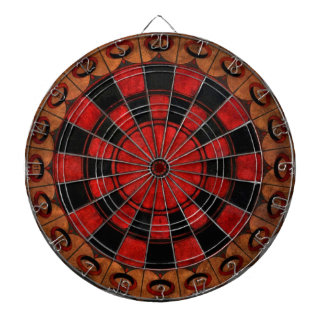Vintage Art Deco Chess Dartboard