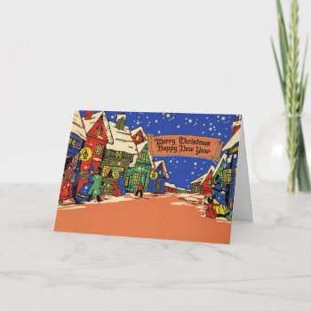 Vintage Art Deco Christmas Card by christmas1900 at Zazzle
