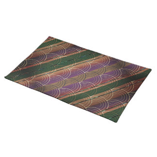 Vintage  Art Deco Design Cloth Placemat