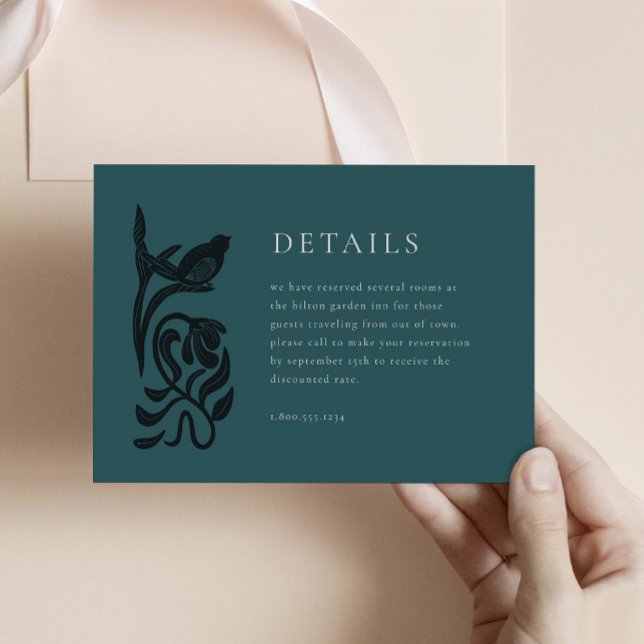 Vintage Art Deco Details Enclosure Card (Creator Uploaded)