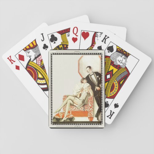Vintage Art Deco Dressed For the Evening Playing Cards