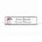 Vintage Art Deco Fashion Name Plate