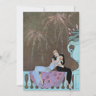 Vintage Art Deco Fireworks Le Feu, George Barbier
