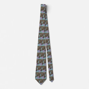 Vintage Art Deco Fireworks Le Feu, George Barbier Neck Tie