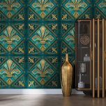 Vintage Art Deco Fleur-de-lis  Wallpaper<br><div class="desc">Vintage Art Deco Fleur-de-lis</div>