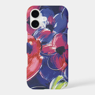 Vintage Art Deco Flowers, Tulips Floral Textile iPhone 17 Case
