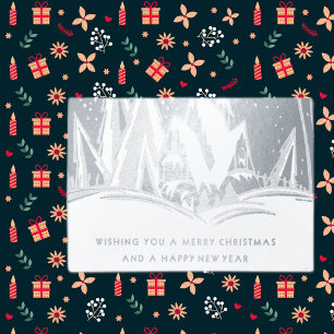 Vintage Art Deco Foil Card