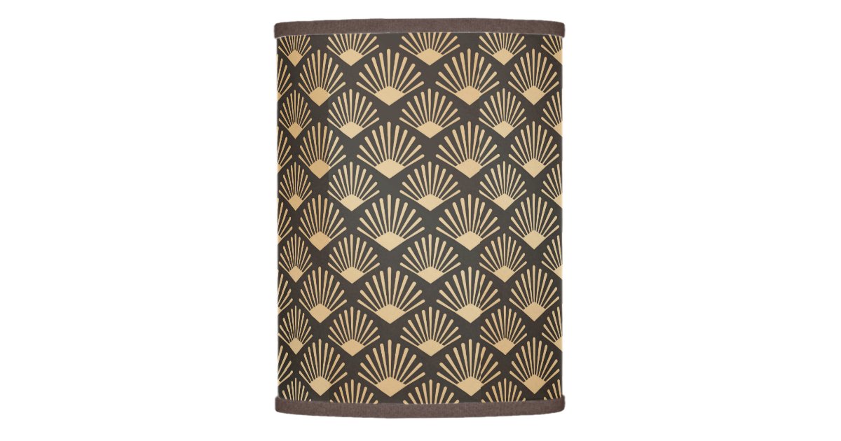 Vintage Art Deco Gatsby Fan Pattern Lamp Shade Zazzle