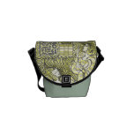 Vintage Art Deco Graceful Women Mini Messenger Courier Bag at Zazzle
