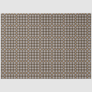 Vintage Art Deco gray gold Pattern Decoupage Tissue Paper