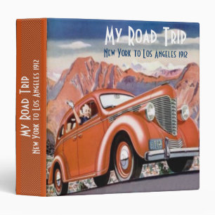 Vintage Art Deco Illustration 1.5" Ring Binder