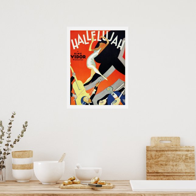 Vintage Art Deco Jazz Musicians Poster | Zazzle