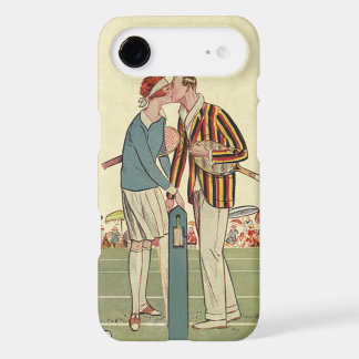 Vintage Art Deco Love and Romance Tennis Newlyweds iPhone 17 Air Case
