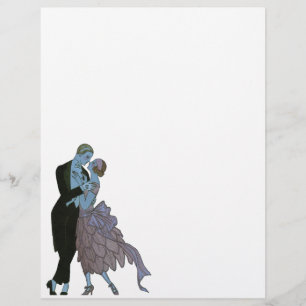 Vintage Art Deco Newlyweds, Love Wedding Dance