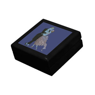 Vintage Art Deco Newlyweds, Love Wedding Dance Keepsake Box