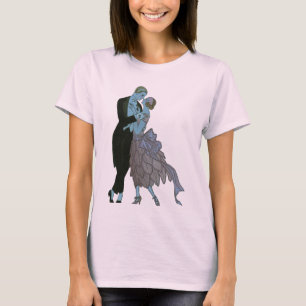 Vintage Art Deco Newlyweds, Love Wedding Dance T-Shirt