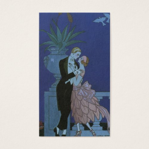 Vintage Art Deco Love Romance Newlyweds Wedding Business Card Templates