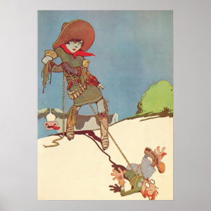 Vintage Art Deco - Para Todos - Cowgirl Poster