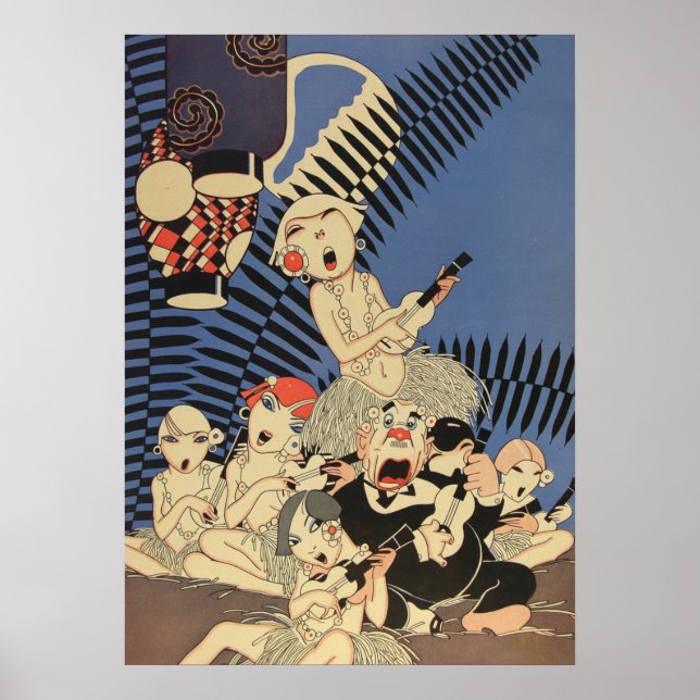 Vintage Art Deco - Para Todos - Lūʻau Poster (Front)