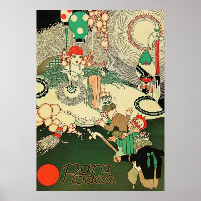 Vintage Art Deco - Para Todos -  Poster (Front)