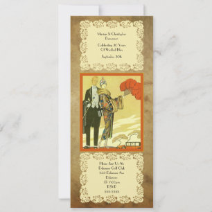 Vintage ~ Art Deco ~ Party Invitation
