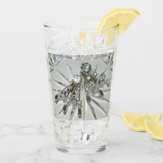 Vintage Art Deco Rhinestone Retro Glam
