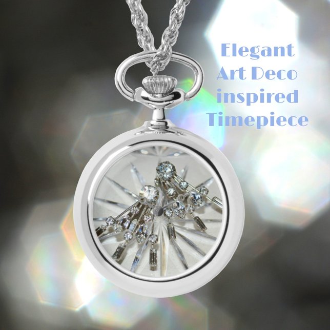 Vintage Art Deco Rhinestones Retro Glam Watch (Creator Uploaded)