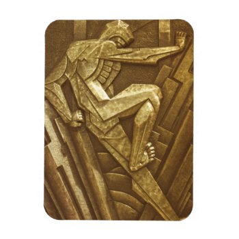 Vintage Art Deco Sculpture Magnet by wheresmymojo at Zazzle