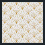 Vintage Art Deco Seamless Pattern. Geometric decor Faux Canvas Print<br><div class="desc">Vintage Art Deco Seamless Pattern. Geometric decorative texture.</div>