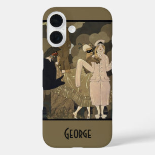 Vintage Art Deco, Surprise by George Barbier iPhone 16 Case