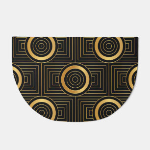 Vintage Art Deco Wallpaper Pattern Doormat