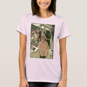 Vintage Art Deco Wedding, Newlyweds First Dance T-Shirt