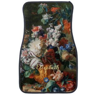 Vintage Art Flowers Florist Artist Painter Custom Car Floor Mat