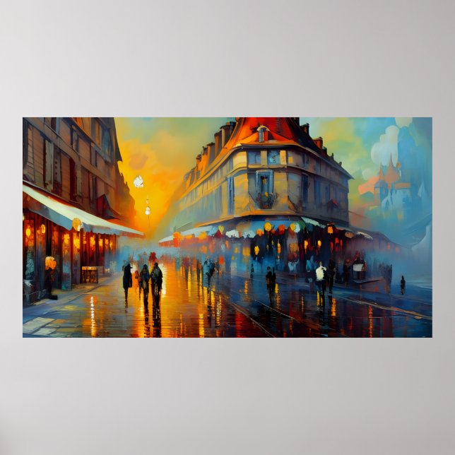 Vintage art France old  Poster (Front)