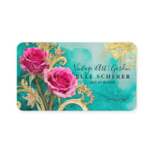 Vintage Art & Garden Inspired Business Card