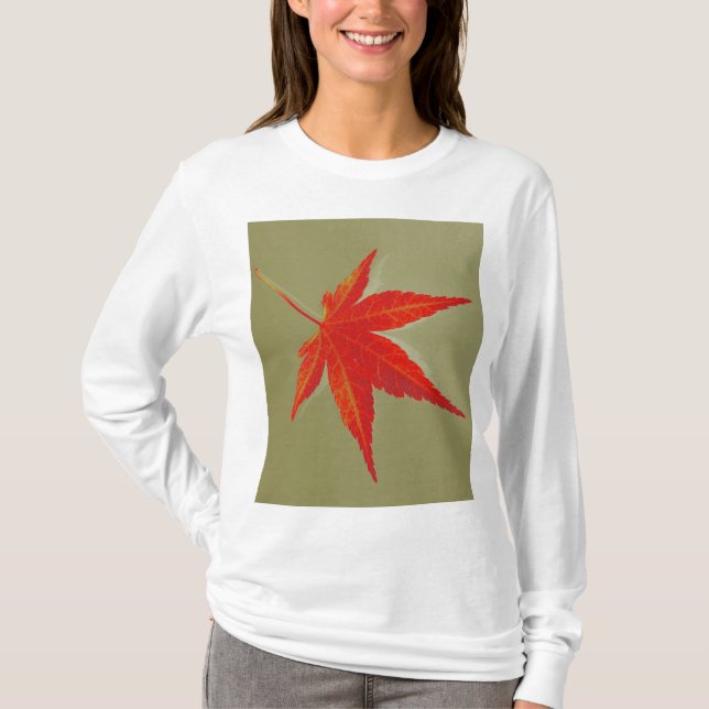 Vintage Art Leaf 08 T-Shirt (Front)