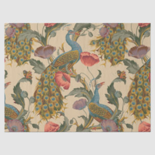 Vintage Art Nouveau 1890 The Peacock Pattern Tissue Paper