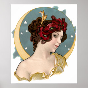 Vintage Art Nouveau 1902 Dreamland Poster