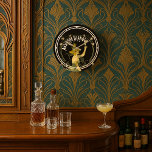 Vintage Art Nouveau Absinthe Blanqui by Nover Large Clock