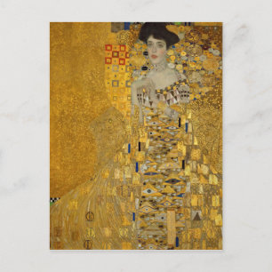 Vintage Art Nouveau Adele Bloch-Bauer I by Klimt Postcard