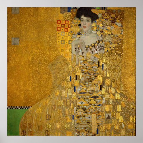 Vintage Art Nouveau Adele Bloch_Bauer I by Klimt Poster
