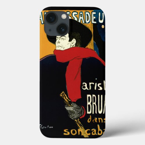 Vintage Art Nouveau Ambassadeurs Toulouse Lautrec iPhone 13 Case