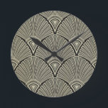vintage,art nouveau,beige,grey,art deco, french round clock<br><div class="desc">vintage, art nouveau, beige, grey, art deco,  french, rustic, retro, chic, 
fan pattern,  asian, modern</div>