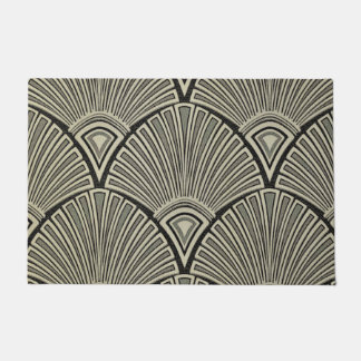 vintage,art nouveau,beige,grey,art deco, french,ru doormat