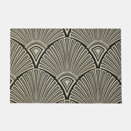 vintageart nouveaubeigegreyart deco frenchru doormat