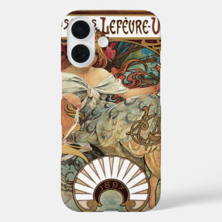 Vintage Art Nouveau, Biscuits by Alphonse Mucha iPhone 16 Case