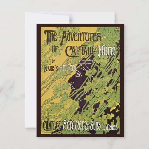 Vintage Art Nouveau Book Captain Horn Adventures